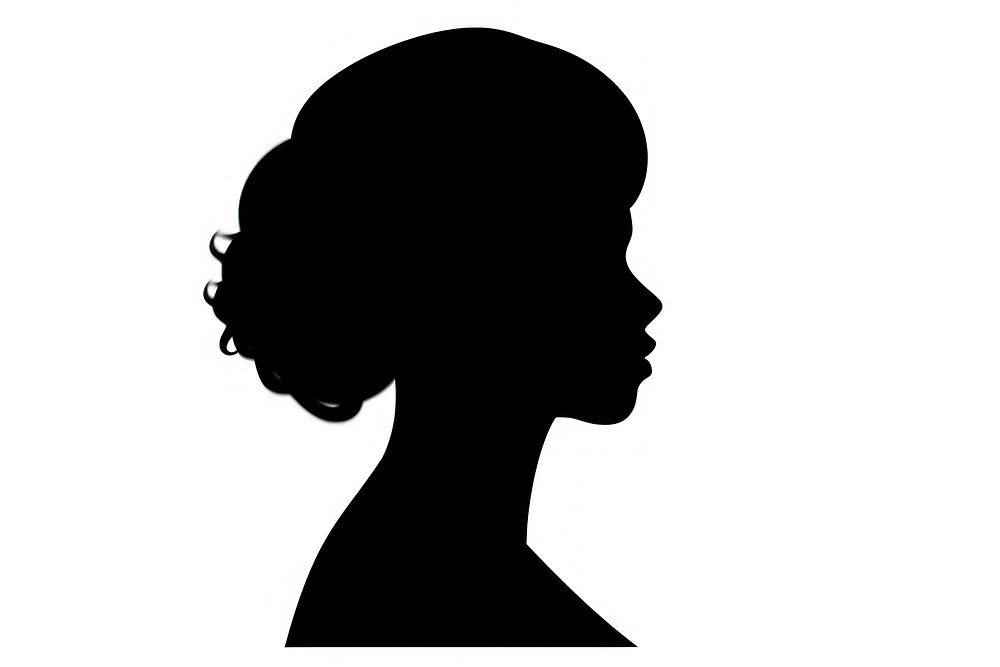Woman silhouette adult black. AI generated Image by rawpixel.