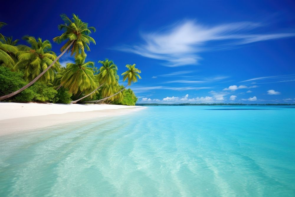Tropical Beach photo beach landscape outdoors. AI generated Image by rawpixel.