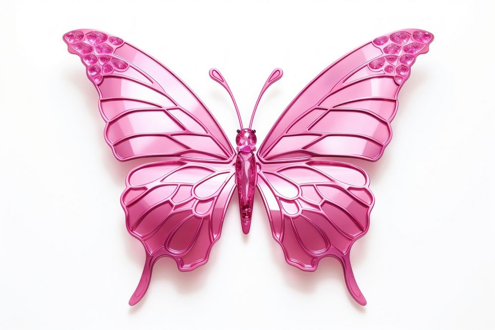 Butterfly purple insect animal. AI generated Image by rawpixel.