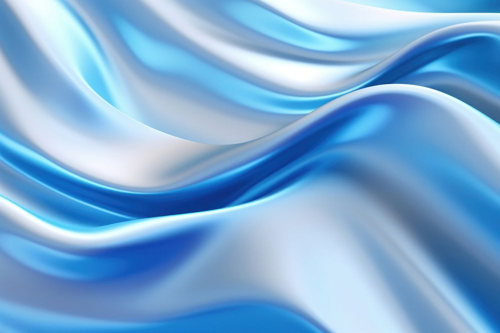 Blue gradient Silver liquid wavy background backgrounds blue silk. 