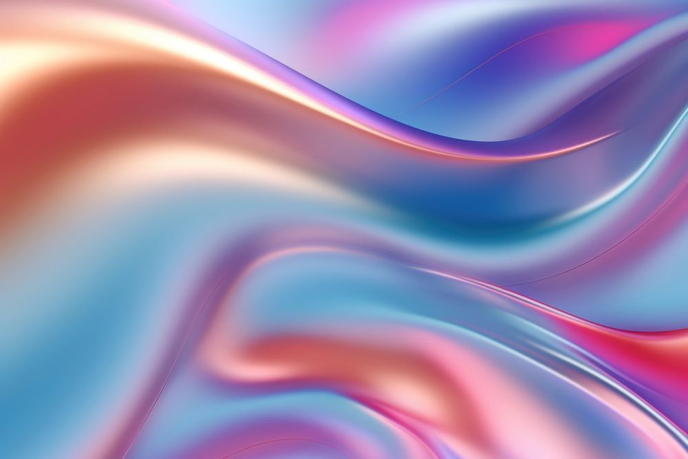Gradient Liquid Metallic Wavy Background backgrounds pattern silk. AI generated Image by rawpixel.