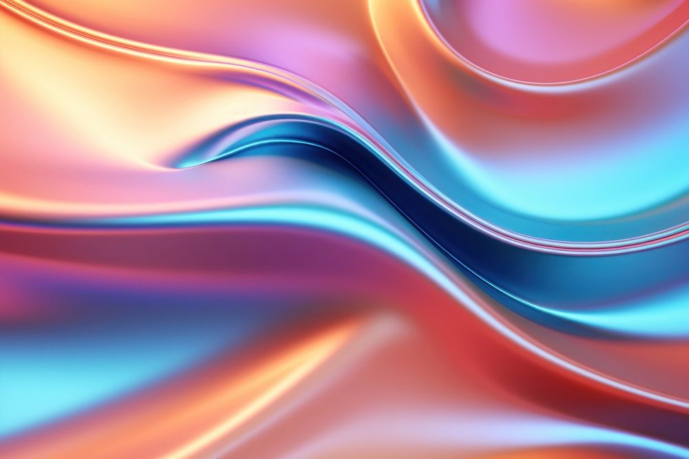 Gradient Liquid Metallic Wavy Background backgrounds pattern accessories. AI generated Image by rawpixel.