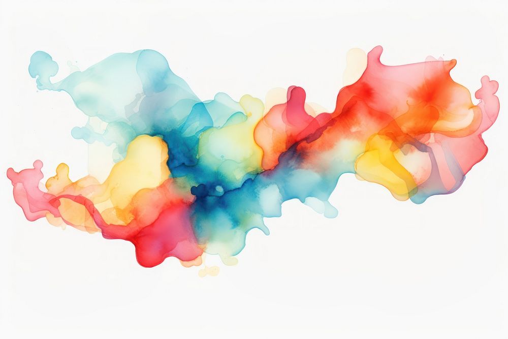 Watercolor backgrounds abstract paint. AI generated Image by rawpixel.