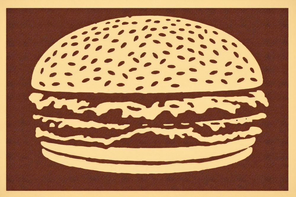 Burger food blackboard hamburger. AI generated Image by rawpixel.