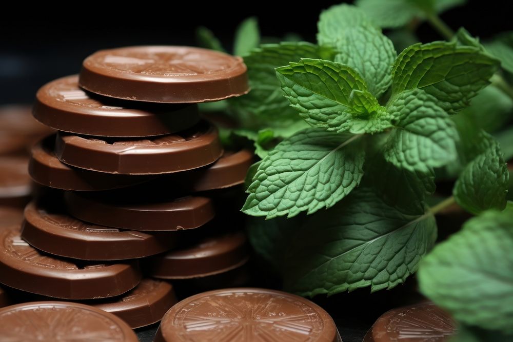 Mint chocolate dessert plant. AI generated Image by rawpixel.