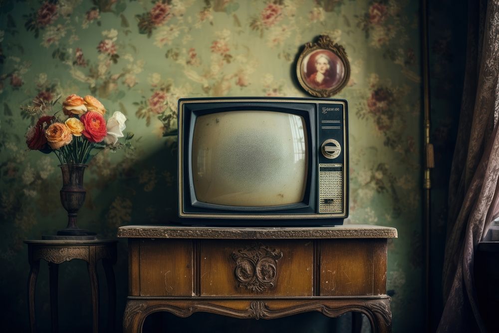 Television old electronics technology. AI generated Image by rawpixel.