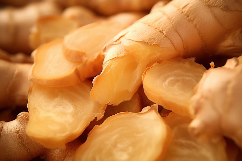 Ginger food backgrounds vegetable. AI generated Image by rawpixel.