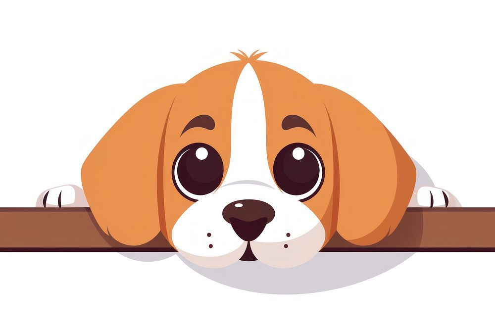 Beagle cartoon beagle animal. AI generated Image by rawpixel.