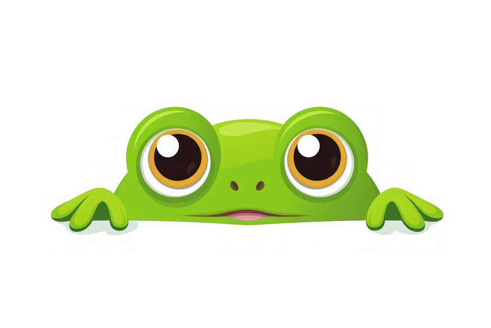 Frog amphibian cartoon animal. AI generated Image by rawpixel.