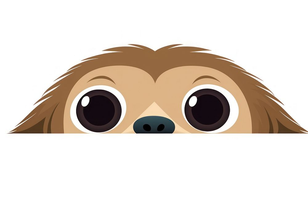 Sloth cartoon animal mammal. AI generated Image by rawpixel.