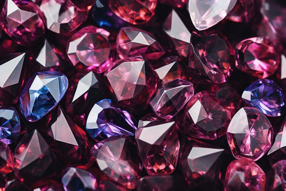 Daimond aesthetic background backgrounds amethyst gemstone. AI generated Image by rawpixel.