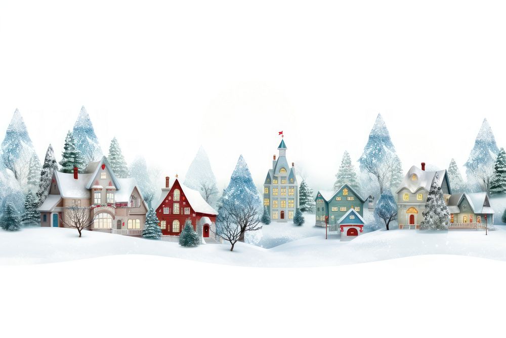 Background christmas outdoors winter. AI generated Image by rawpixel.