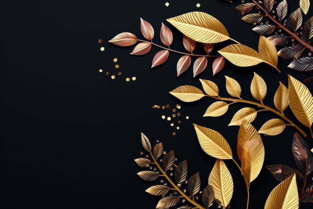Aesthetic botanical leave pattern plant leaf. AI generated Image by rawpixel.