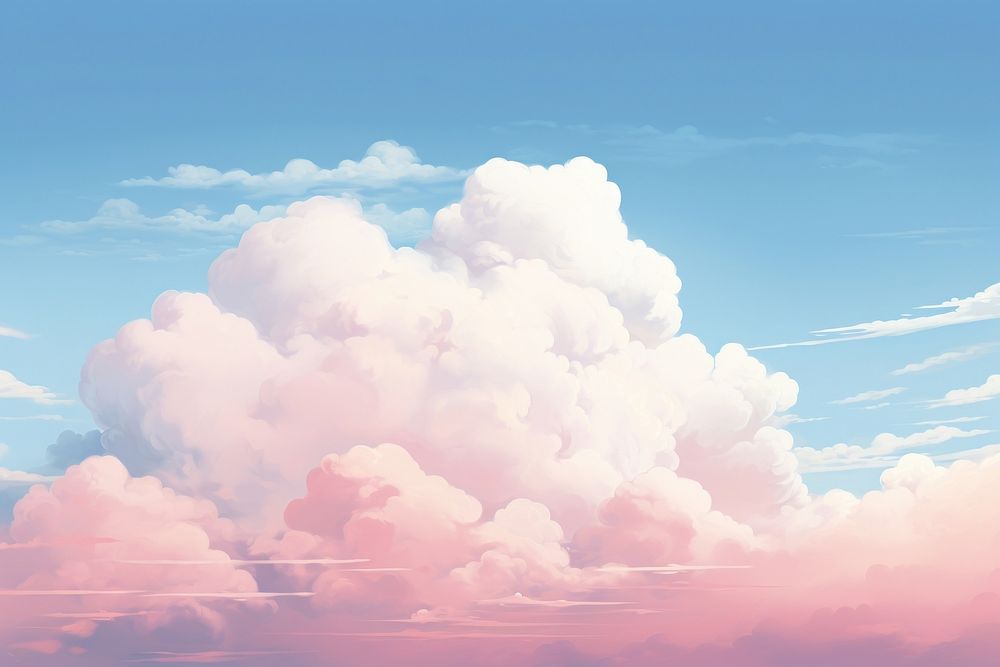 Aesthetic cloud background backgrounds outdoors nature. AI generated Image by rawpixel.