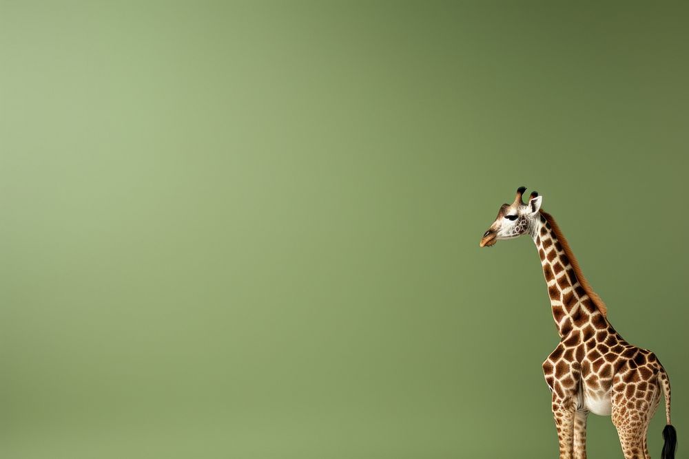 Conservation wildlife giraffe animal. AI generated Image by rawpixel.