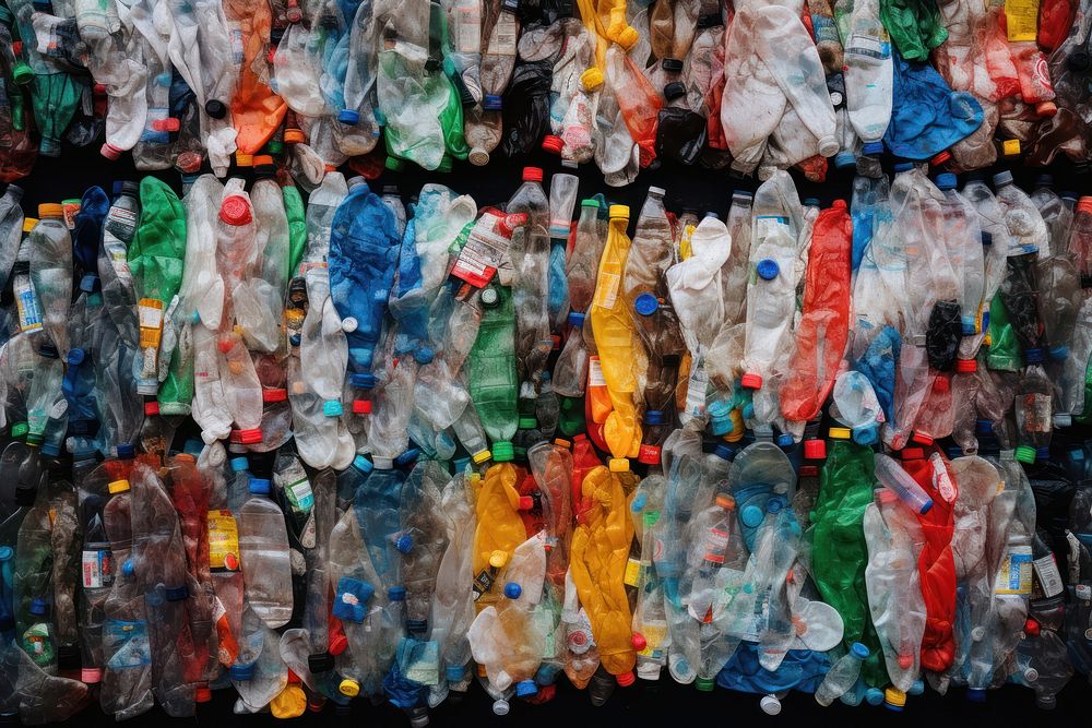 Recycling backgrounds recycling plastic. AI generated Image by rawpixel.