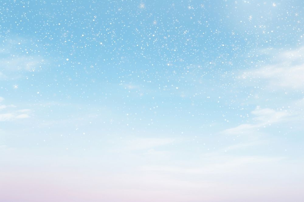 Pastel blue sky with sparkle background backgrounds outdoors nature. AI generated Image by rawpixel.
