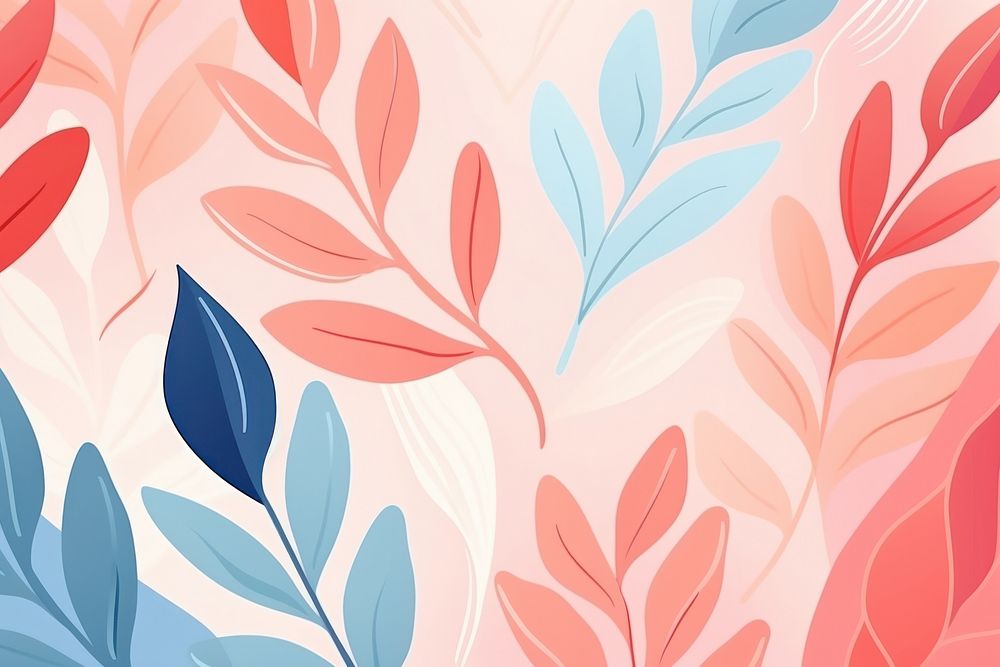 Botanical leave background in aesthetic backgrounds abstract pattern. AI generated Image by rawpixel.