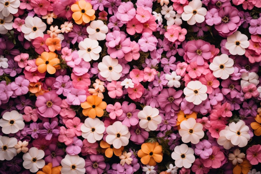 Flowering plants flower backgrounds outdoors. AI generated Image by rawpixel.
