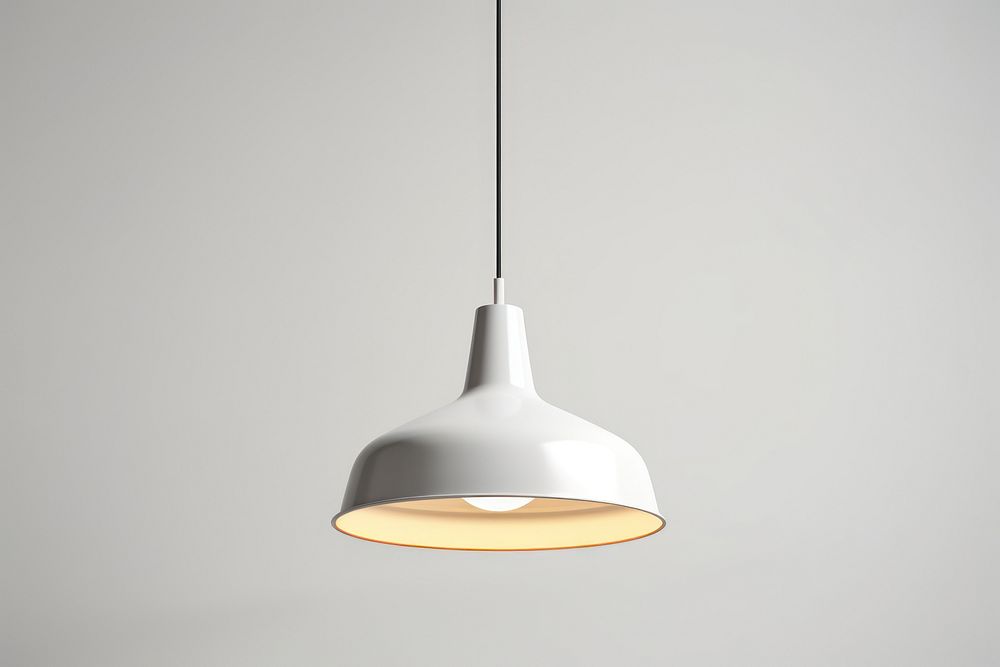 Pendant light chandelier white lamp. AI generated Image by rawpixel.