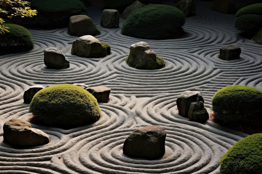 Gardener architecture labyrinth outdoors. AI generated Image by rawpixel.
