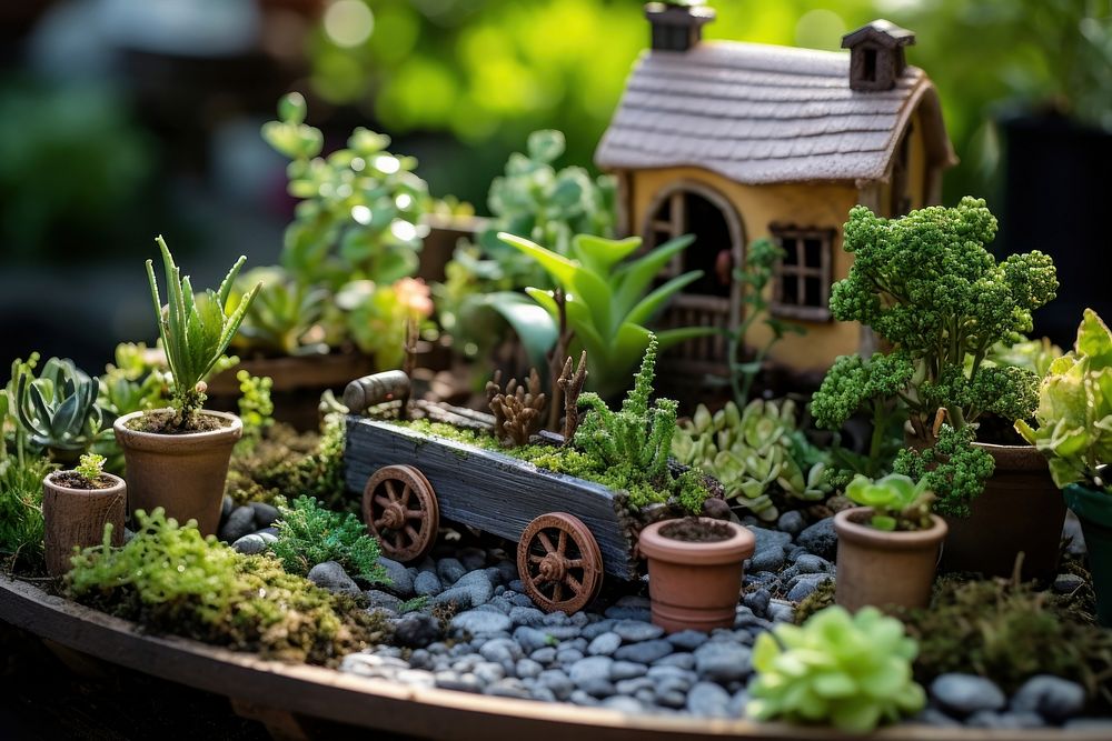 Gardener toy outdoors nature. AI generated Image by rawpixel.