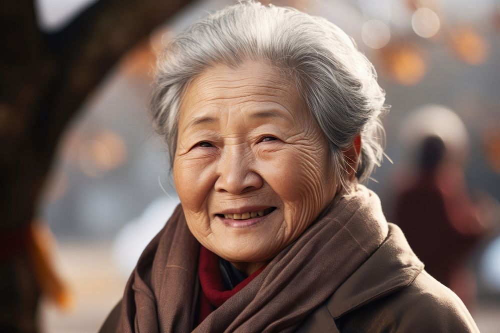Asian woman smiling adult smile. AI generated Image by rawpixel.