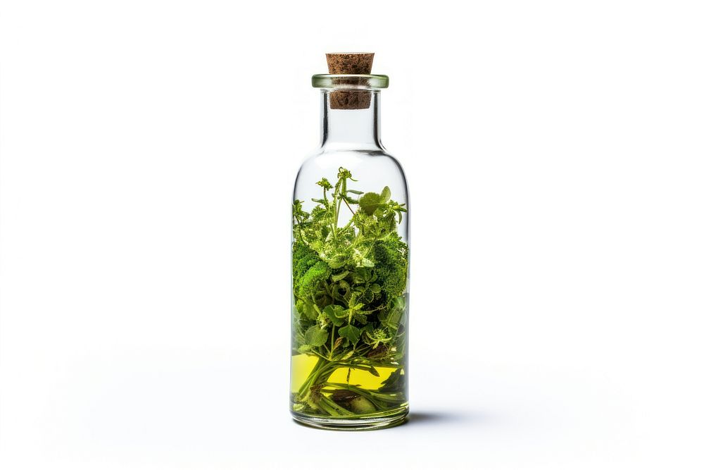 Medical herbs bottle plant. AI generated Image by rawpixel.