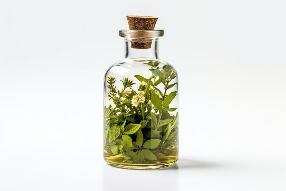 Medical herbs medicine bottle. AI generated Image by rawpixel.
