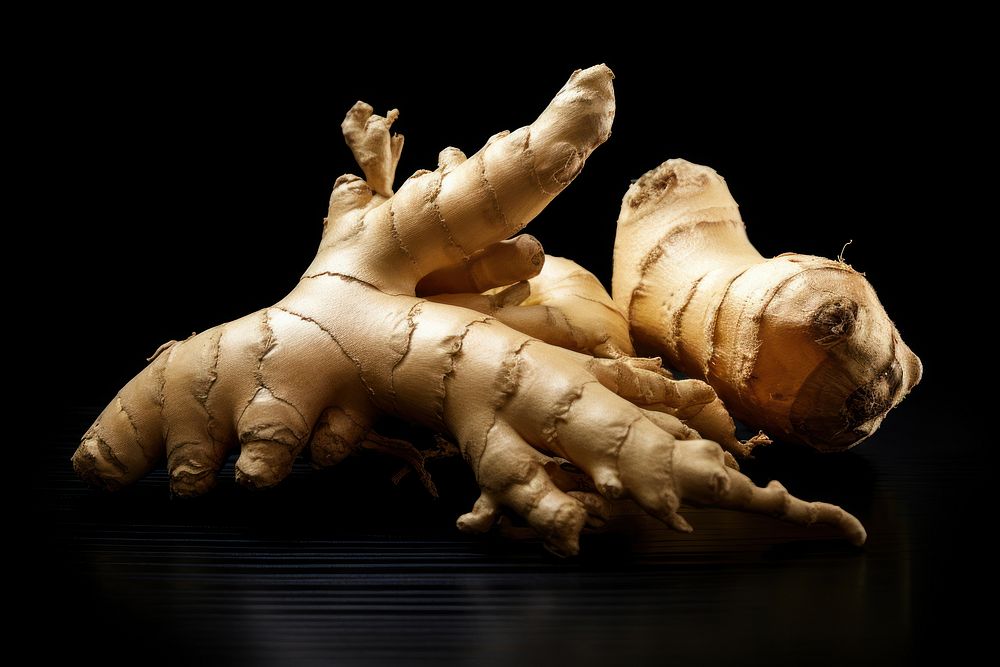 Ginger food freshness sculpture. AI generated Image by rawpixel.