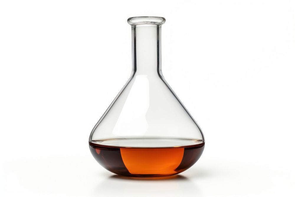 Laboratory bottle glass drink. AI generated Image by rawpixel.