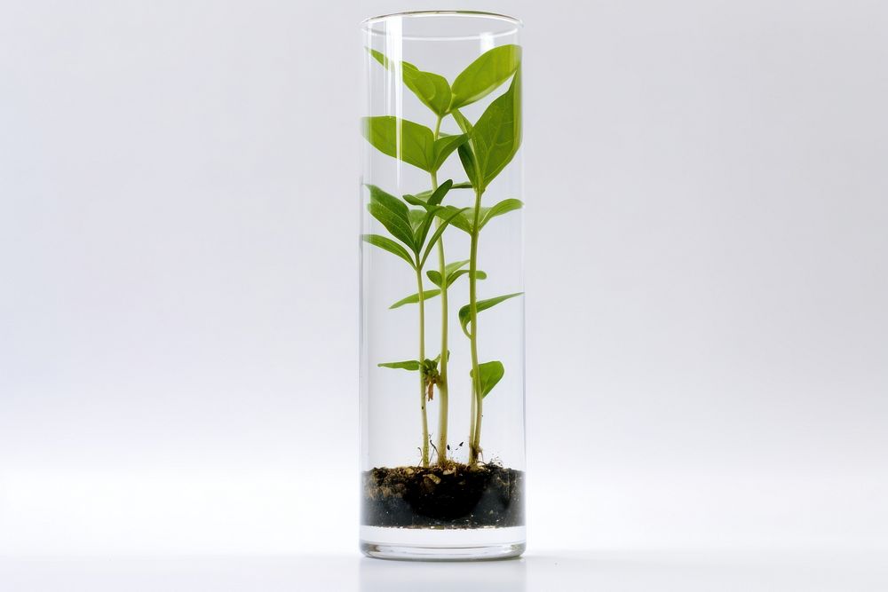 Biology plant herbs vase. AI generated Image by rawpixel.
