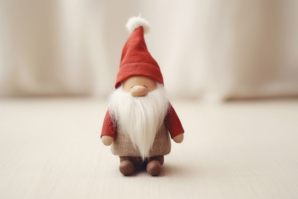 Santa doll toy christmas. AI generated Image by rawpixel.