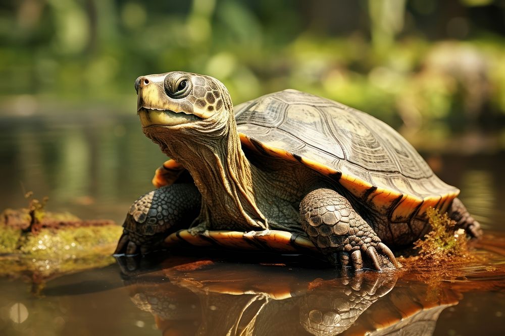 Turtle reptile animal wildlife. AI | Premium Photo - rawpixel