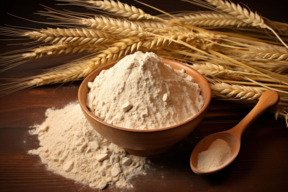 Wheat powder flour food. AI generated Image by rawpixel.