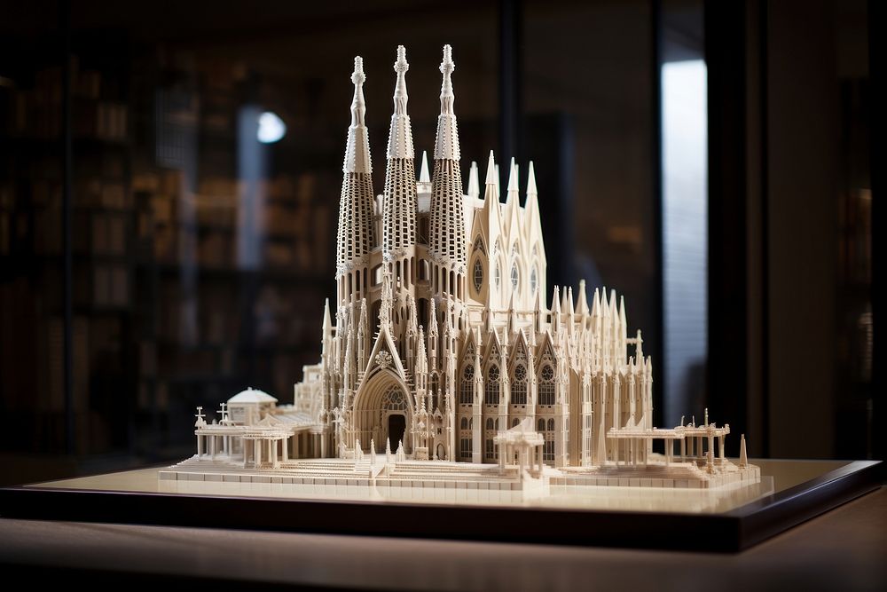 World architecture building toy. AI generated Image by rawpixel.