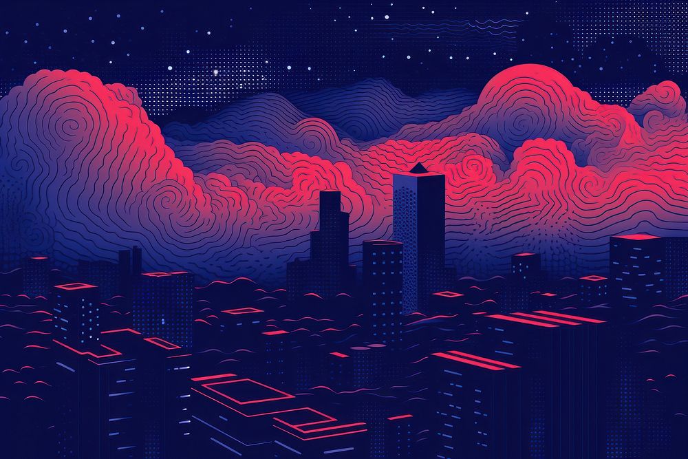 Sky night backgrounds outdoors city. AI generated Image by rawpixel.