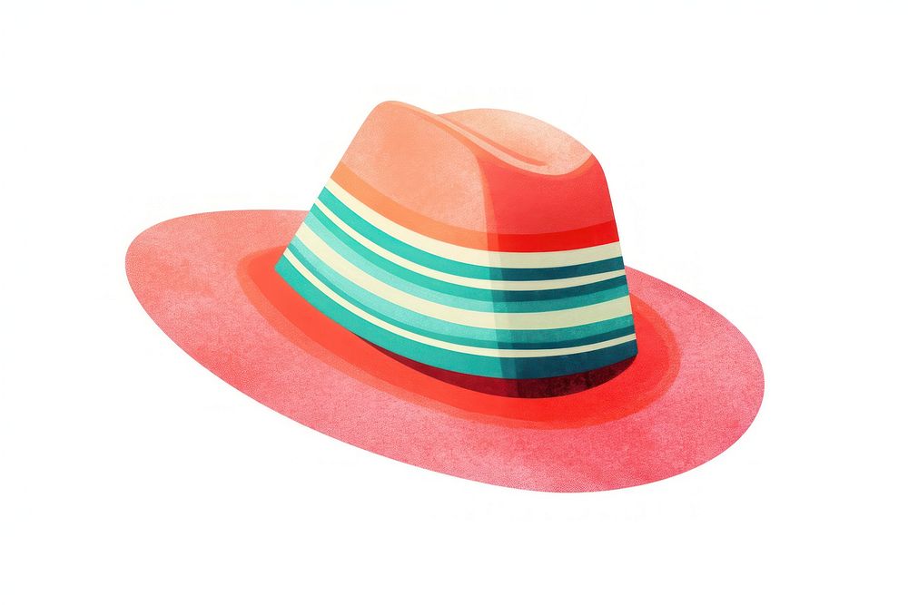 Mexcican hat sombrero white background headwear. AI generated Image by rawpixel.