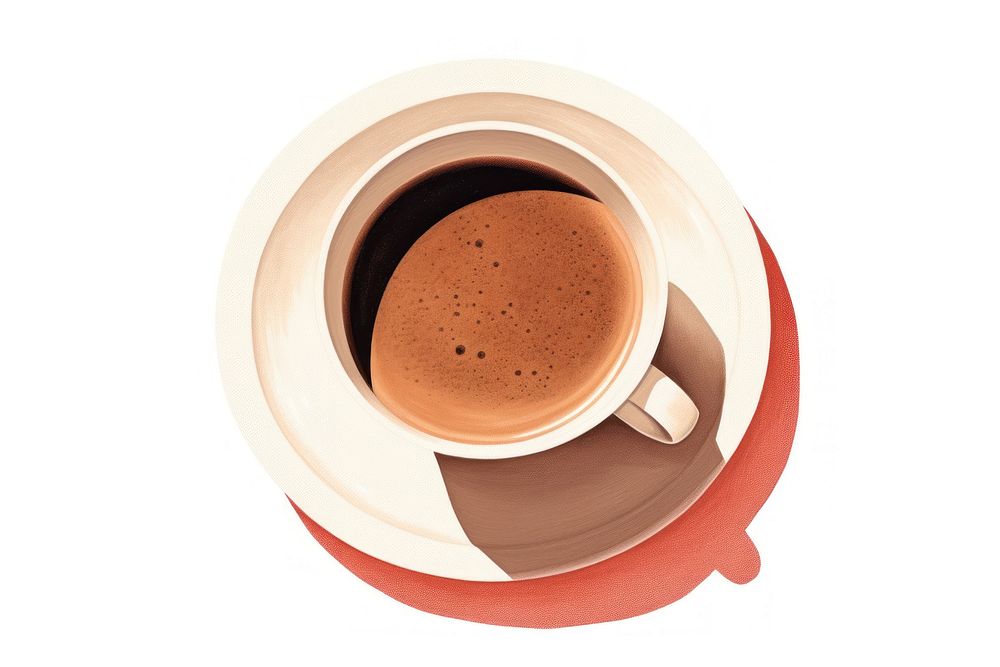 Espresso chocolate coffee drink. AI generated Image by rawpixel.