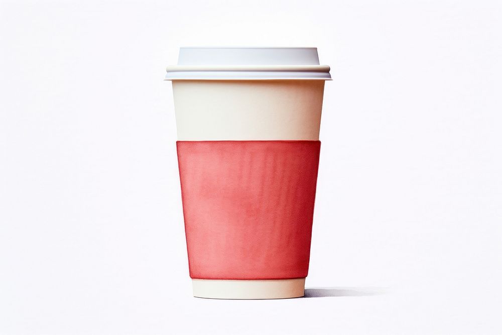 Take away coffee cup drink mug white background. AI generated Image by rawpixel.