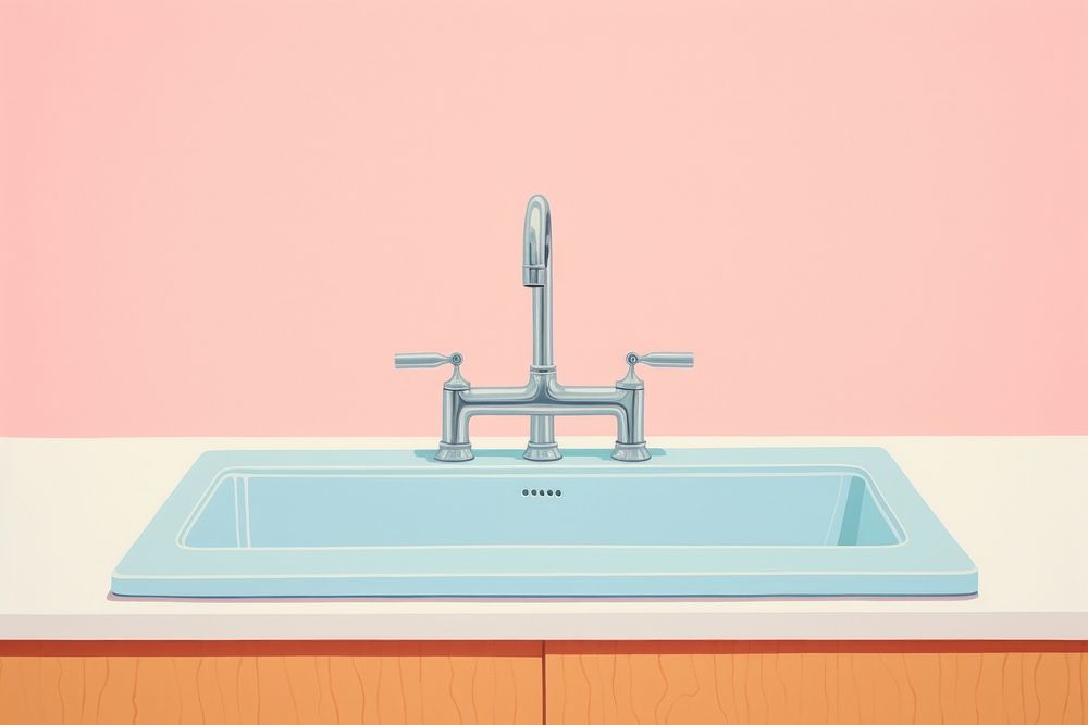 Bathroom sink tap housework cleaning. AI generated Image by rawpixel.