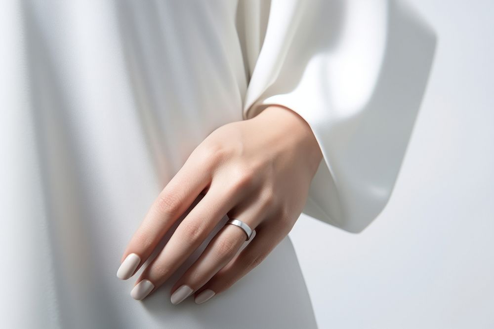 Woman nail ring hand jewelry. AI generated Image by rawpixel.