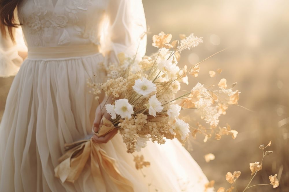Bouquet wedding fashion flower. AI generated Image by rawpixel.