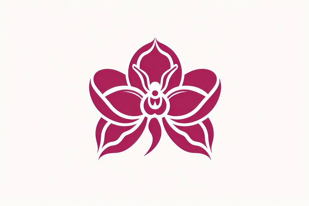 Orchid flower pattern plant. AI generated Image by rawpixel.
