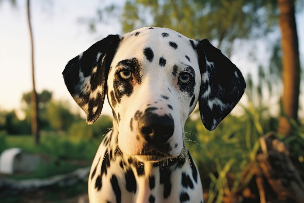 A puppy dalmatian dog animal mammal pet. AI generated Image by rawpixel.