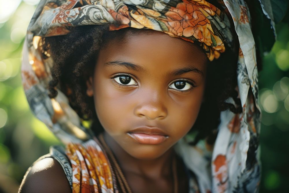 An african girl baby photography portrait skin. 