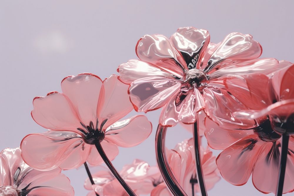Chrome flowers outdoors blossom nature. AI generated Image by rawpixel.