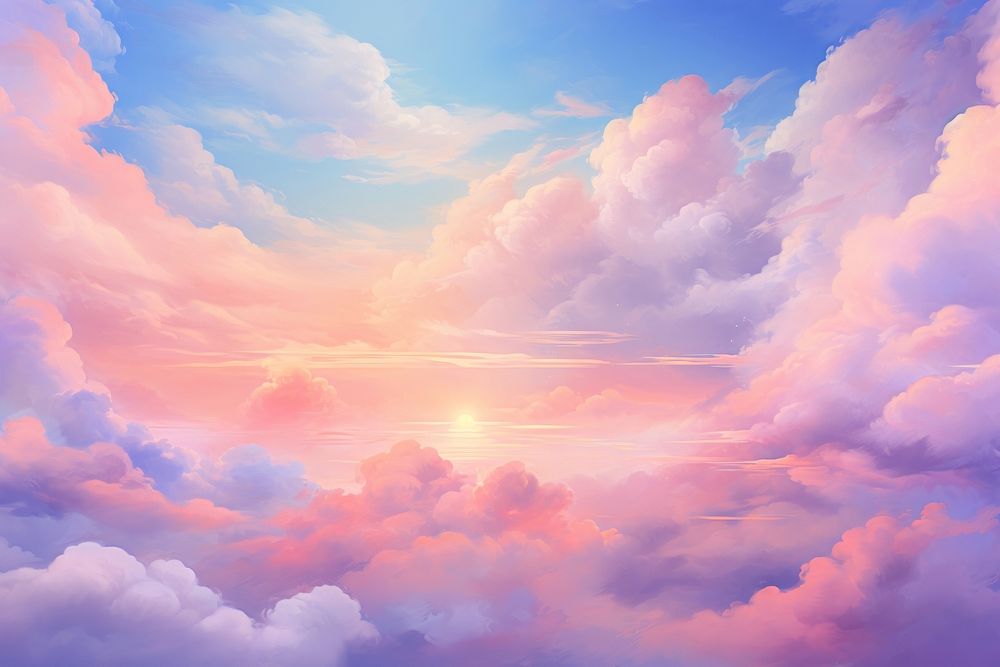 Dream sky backgrounds outdoors horizon. AI generated Image by rawpixel.