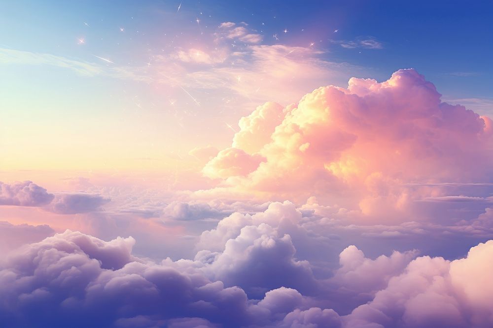 Dream sky backgrounds outdoors horizon. AI generated Image by rawpixel.