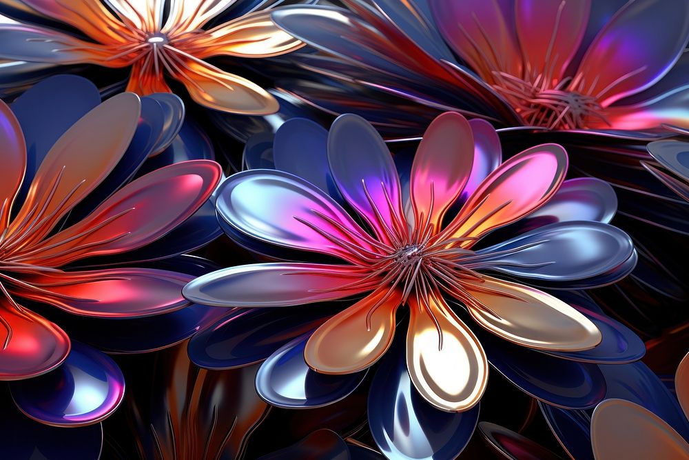 Flowers backgrounds pattern inflorescence. AI generated Image by rawpixel.
